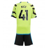 Arsenal Declan Rice #41 Bortadräkt Barn 2023-24 Kortärmad (+ Korta byxor)